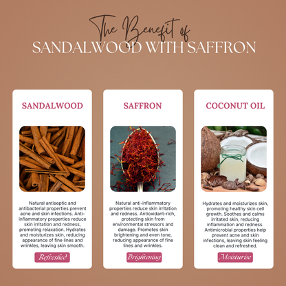 (Pack of 3) Aurum Sandalwood - Indulge in the luxurious and soothing benefits
