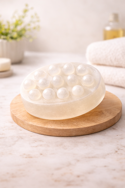 Exfoliating Massage Soap with Built-in Loofah (Pack of 2)