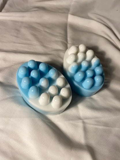 Exfoliating Massage Soap with Built-in Loofah (Pack of 2)