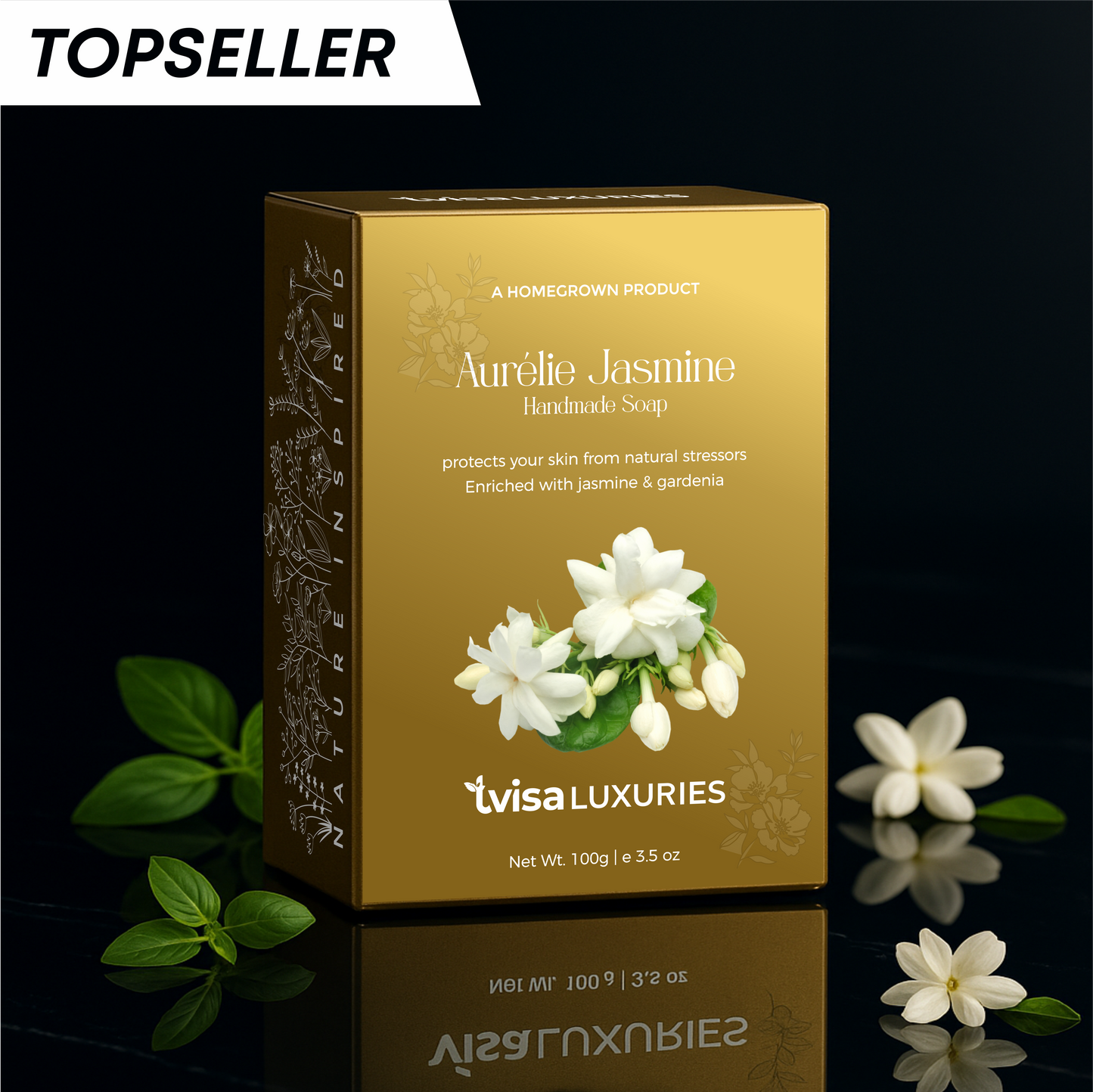 Aurélie Jasmine - Indulge in the opulent essence of Jasmine & Basil